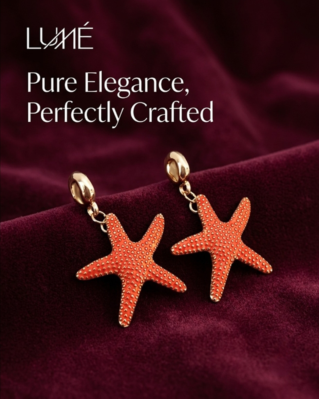 Starfish Statement Earrings