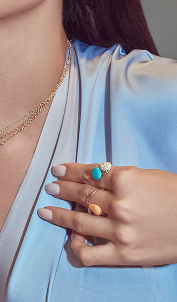 Colorful Stone Statement Rings