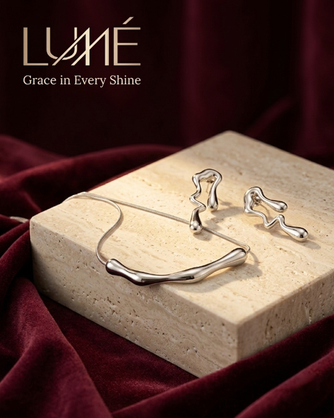 Fluid Elegance Jewelry Set