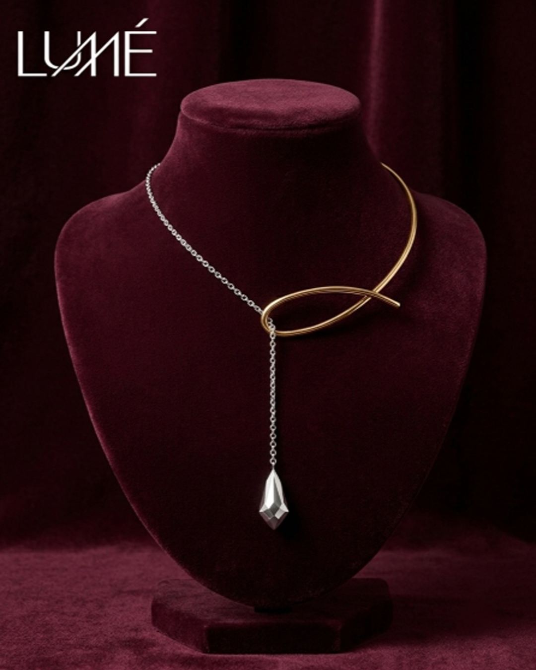Modern Geometry Necklace