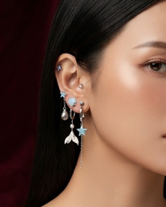 Ocean Star Drop Earrings