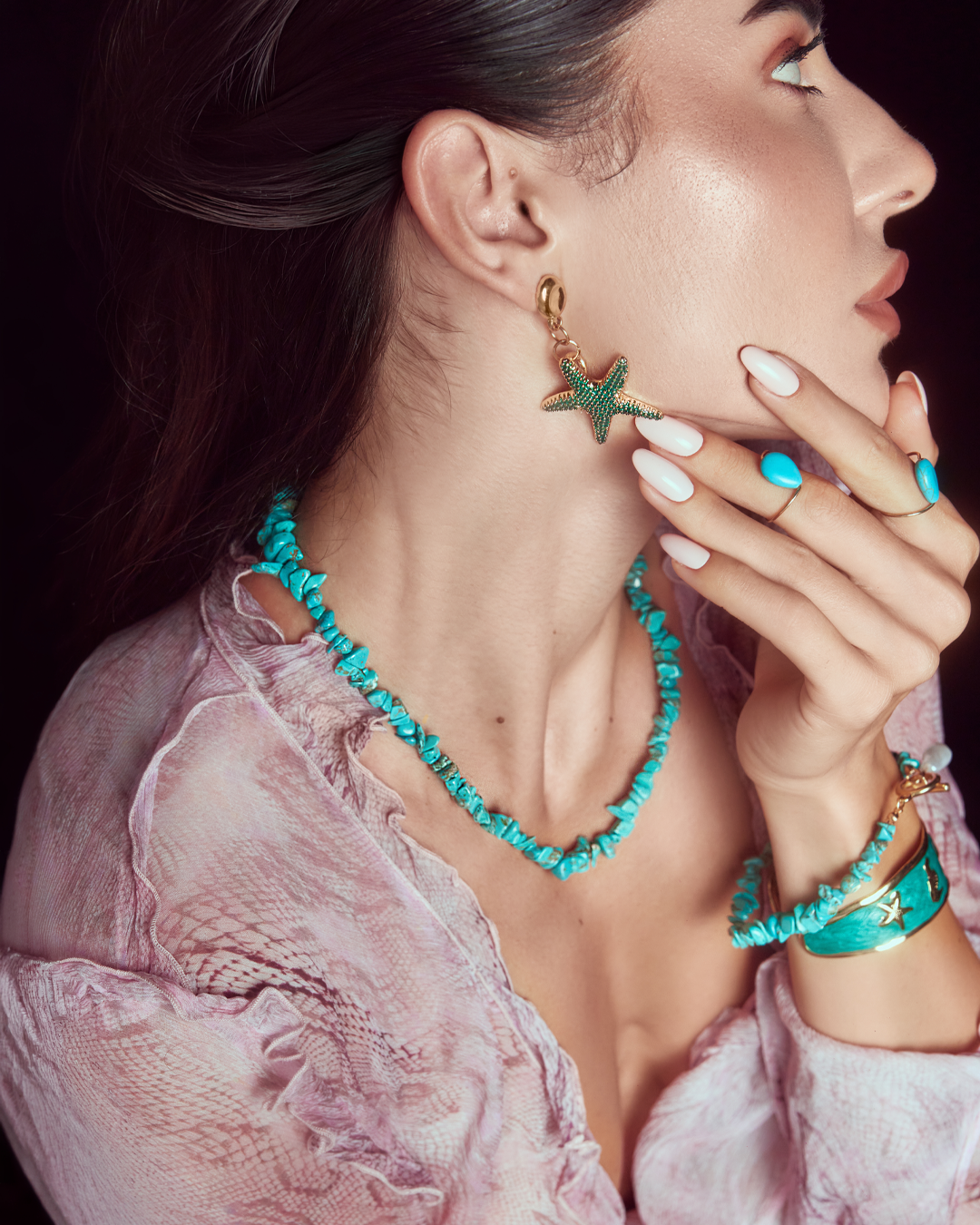 Starfish Statement Earrings