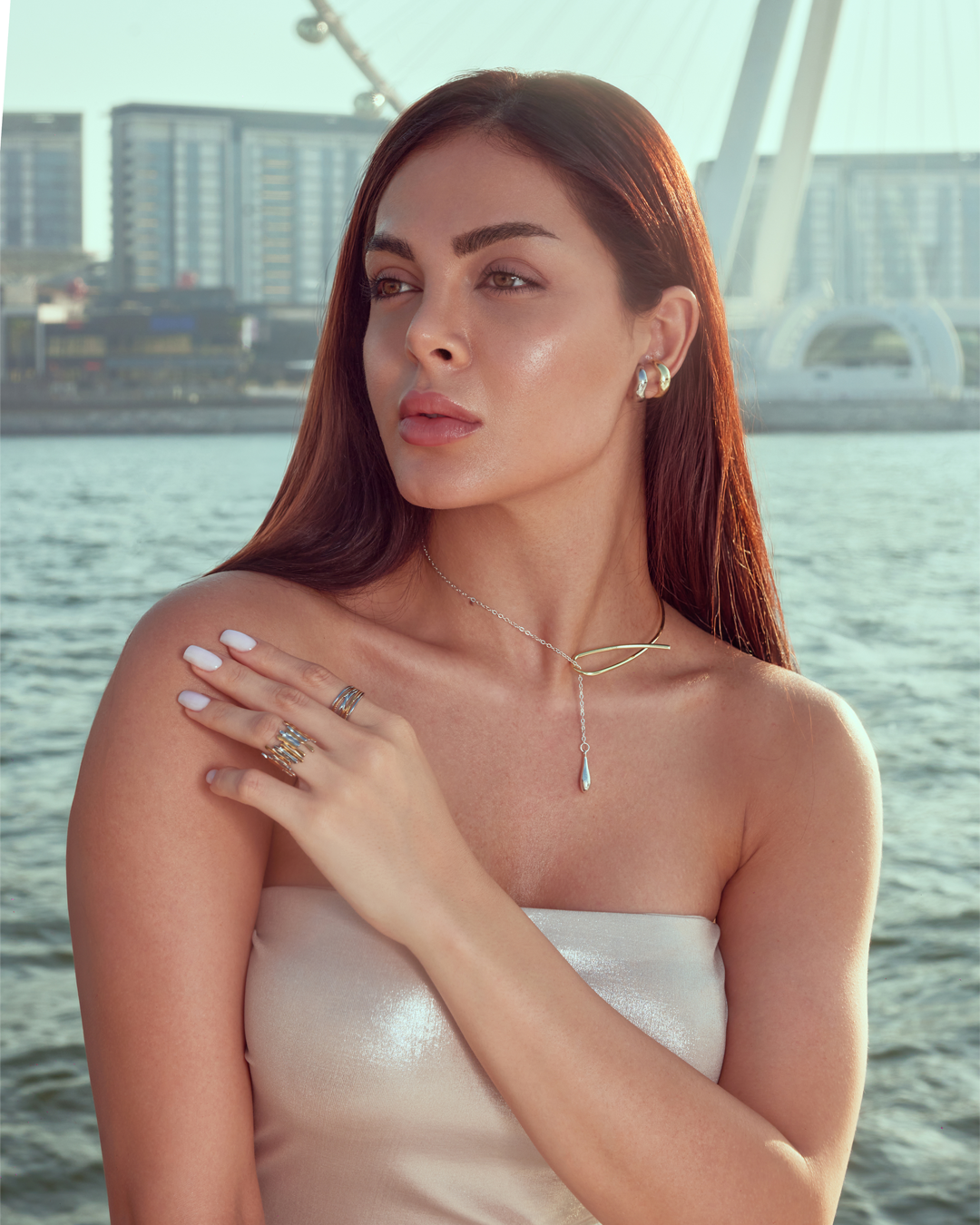 Modern Geometry Necklace