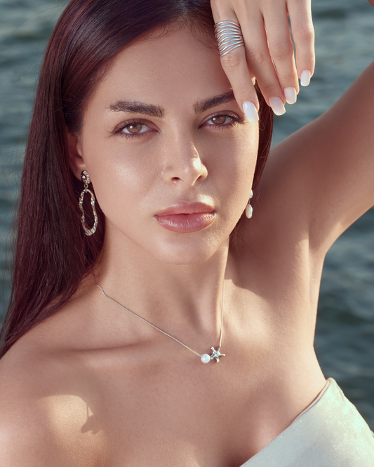 Ocean Starfish Pearl Necklace