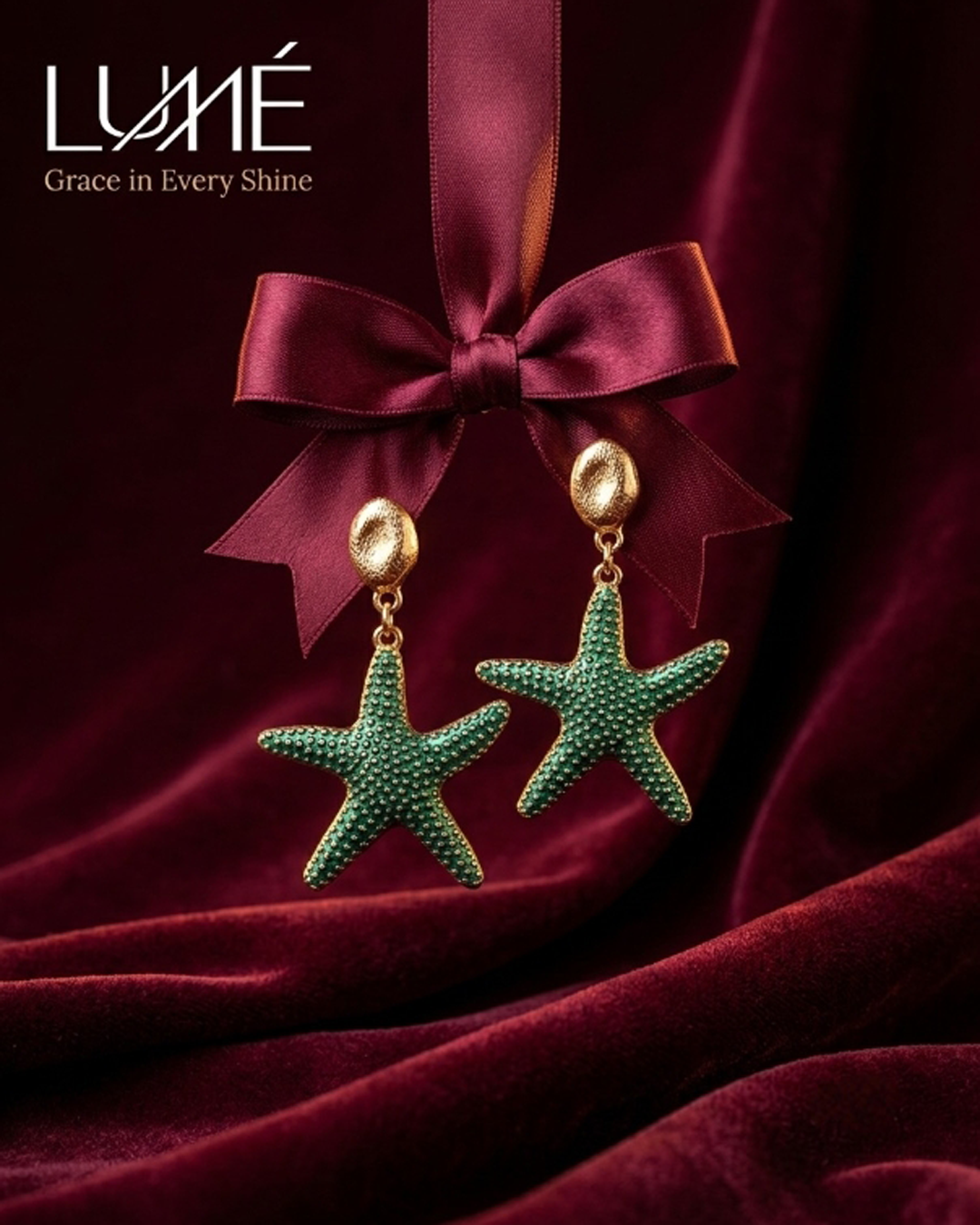 Starfish Statement Earrings