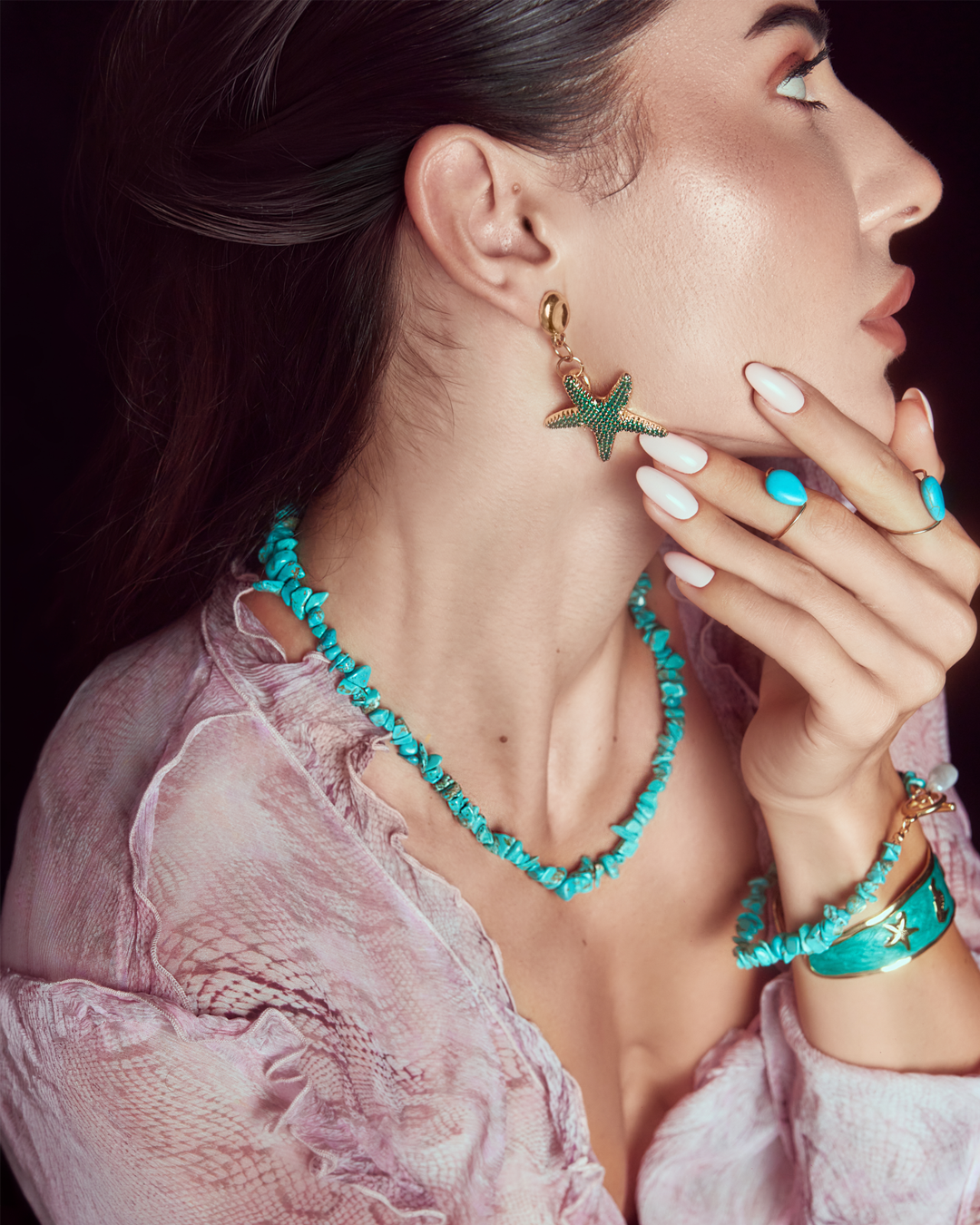 Natural Turquoise Beauty Set