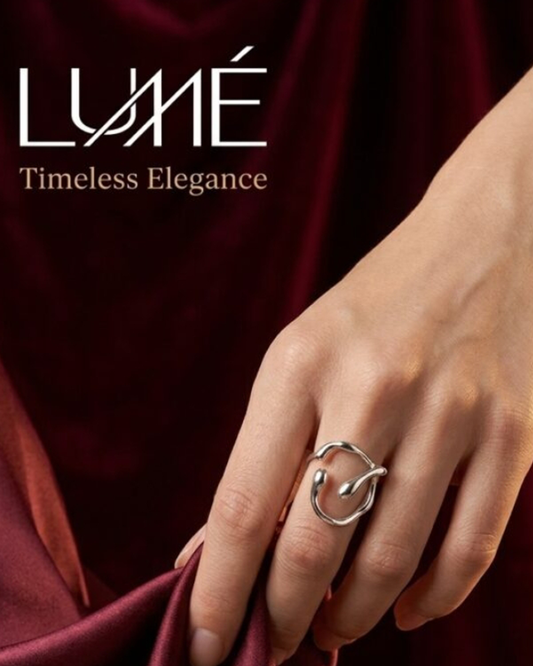 Sculptural Silver Statement Ring