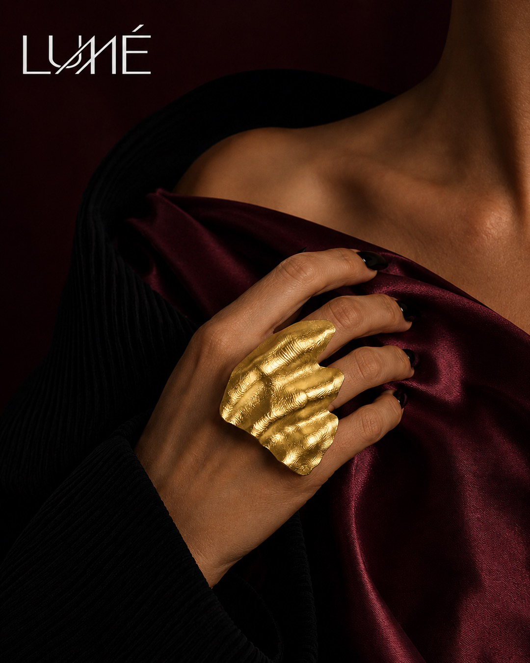 Sculptural Statement Ring